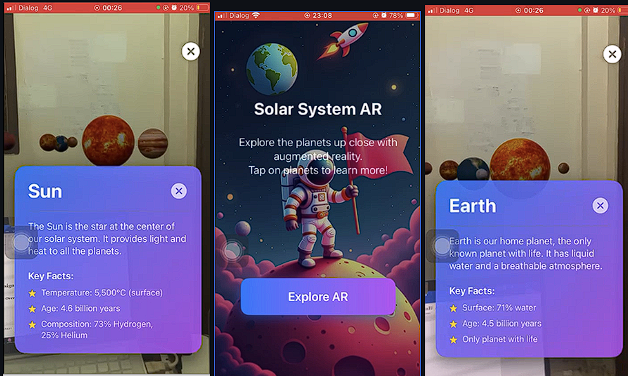 Solar System AR APP